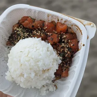 Salmon furikake bowl