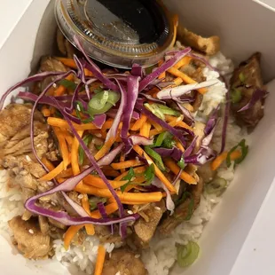 Teriyaki chicken bowl!