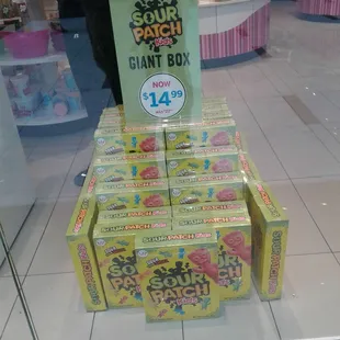 a display in a store window