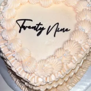 29th birthday cake