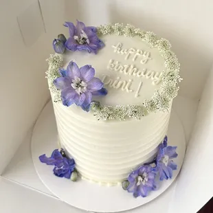 Birthday Cake- simple, modern