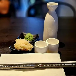 hot sake for dinner