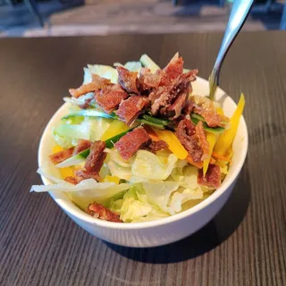 Salmon Skin Salad