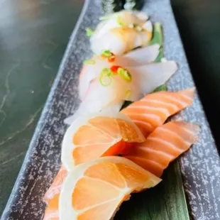 sushi and sashimi, sushi, sashimi, food