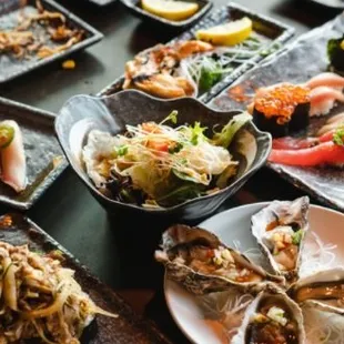 oysters and mussels, food