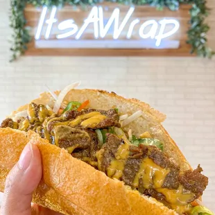 Banh mi with lemongrass beef and house Mayo! IG: @betterwithju