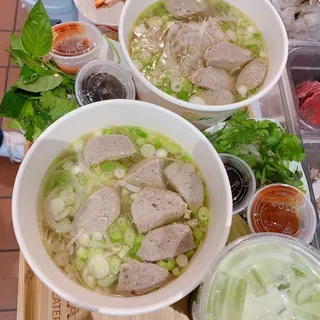 Pho Bo Vien/ Meatballs Pho #4