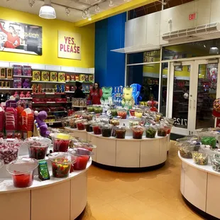 the inside of a grocery store