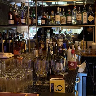 A view from a barstool.