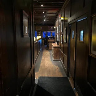 The entryway, when you come in to the greeter