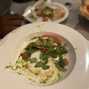 Mostly eaten caprese salad