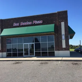 the front of the restaurant