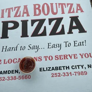 a box of pizza