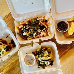 nachos and chips