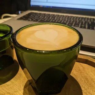 Cortado at IV Kings Coffee