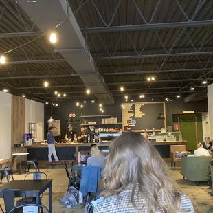 main dining area of coffee shop