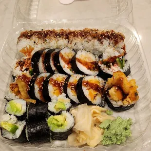 Avocado, pumpkin, philli and shrimp avocado