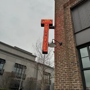 the neon sign