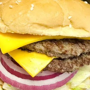 Double cheese Burger!!