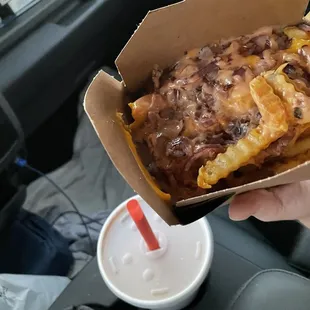 Milkshake and Zack fries