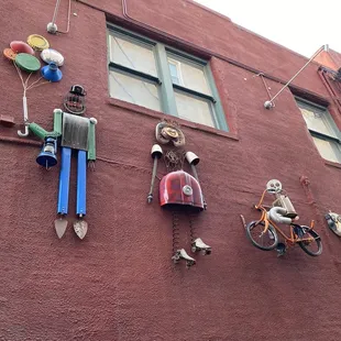 Art installation in the alley