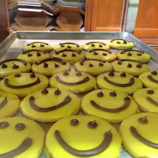 Smiley face cookies!