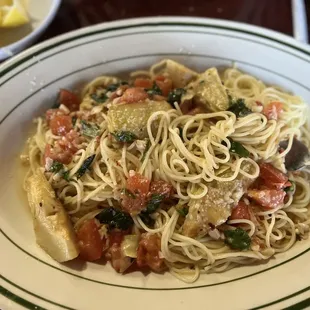 Angel hair pasta with Limone sauce!