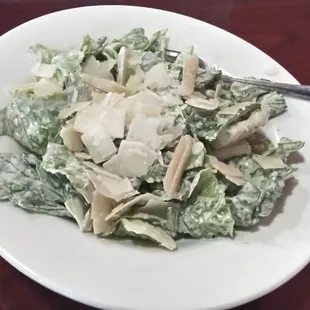 I really like the Caesar salad option for the salad add-on to the lunch special.