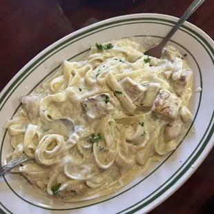 Fettuccine Chicken Alfredo