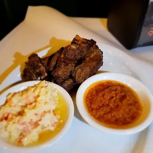 Lamb, tomato sauce and vegetables salad IVO RESTAURANT