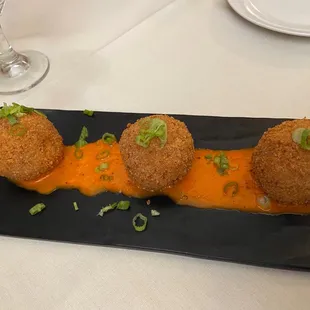 Pimento cheese fritters