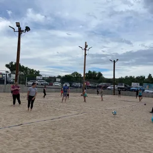 Volleyball courts