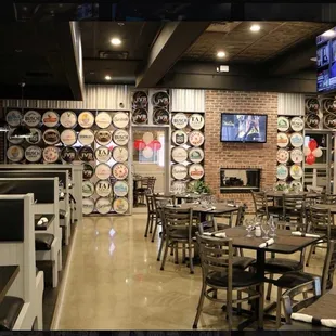 Inside seating area