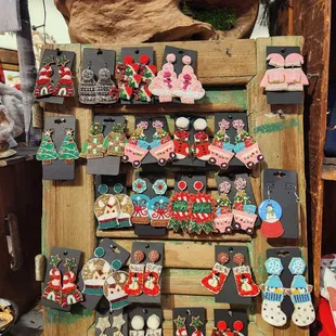 Holiday earrings