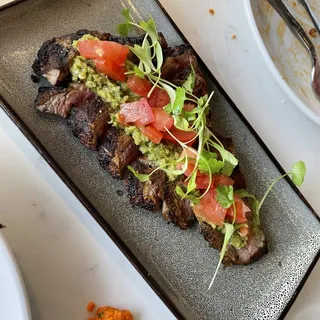 Sliced Skirt Steak Dinner