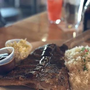 Smoked Spare Ribs (sub fries with basmati rice)