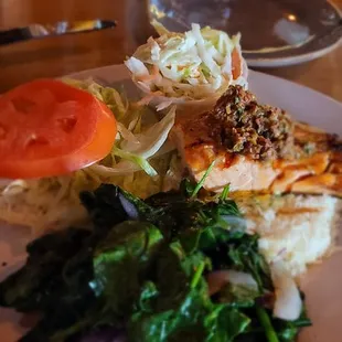 Char Grillled Salmon Sandwich