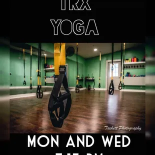 Come join the fun! New times for the TRX yoga!!