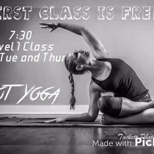 First timers, these are your classes! Come join the fun! Be sure to drink lots of water!!
