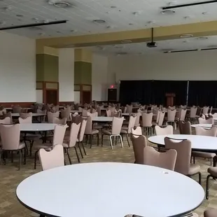 Ballroom in neutral colors