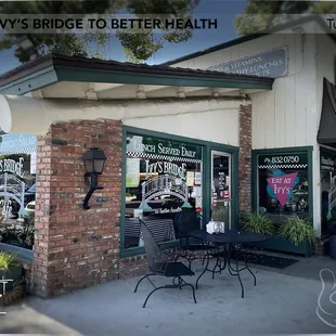 Shop front - Patio dining available