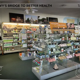 Health food shop/store area (Located in the same building; just across from the deli area.)