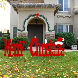 10 Foot Long Merry Christmas Sign
