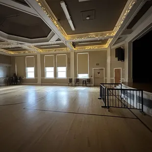 Old auditorium that can be rented for private events