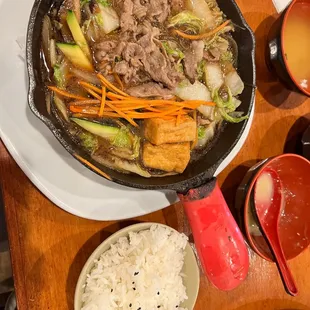 Beef sukiyaki