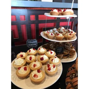 a variety of pastries