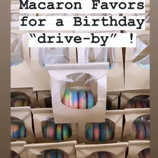 Tie dyed macaroons for my daughter drive by bday 05/23/2020
