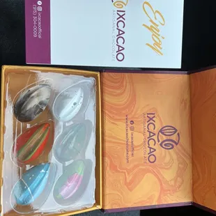 6 pack chocolates $20