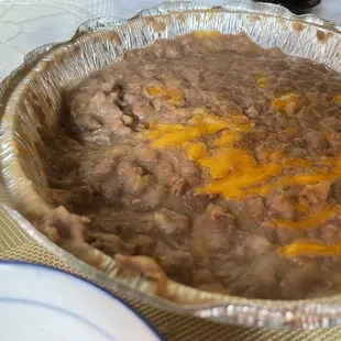 Salty as hell Side Beans and Rice