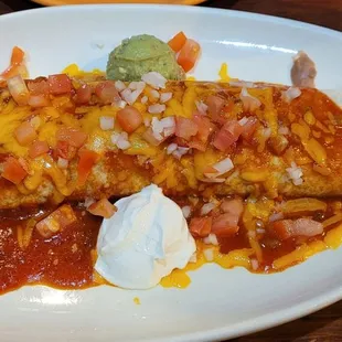 a plate of enchiladas